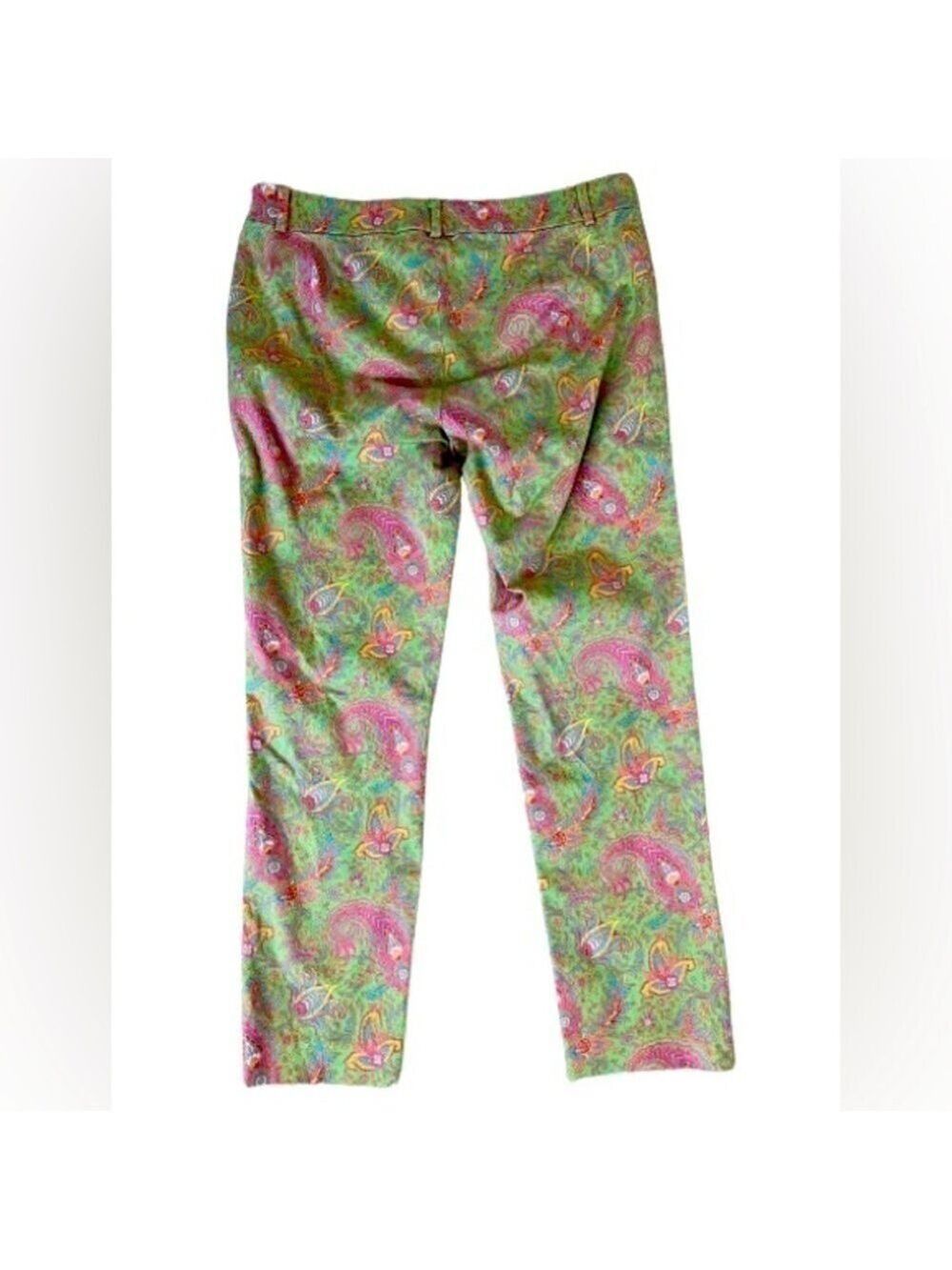 Lauren Ralph Lauren Paisley Capri Cotton Pants. Size 6P - Picture 2 of 5